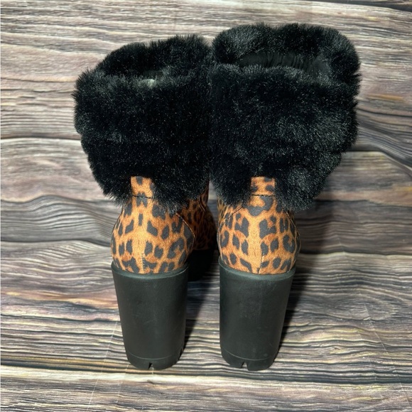 Jessica Simpson Mikah Faux-Fur Lining Combat Boot size 11 New with box no cover - Picture 7 of 12